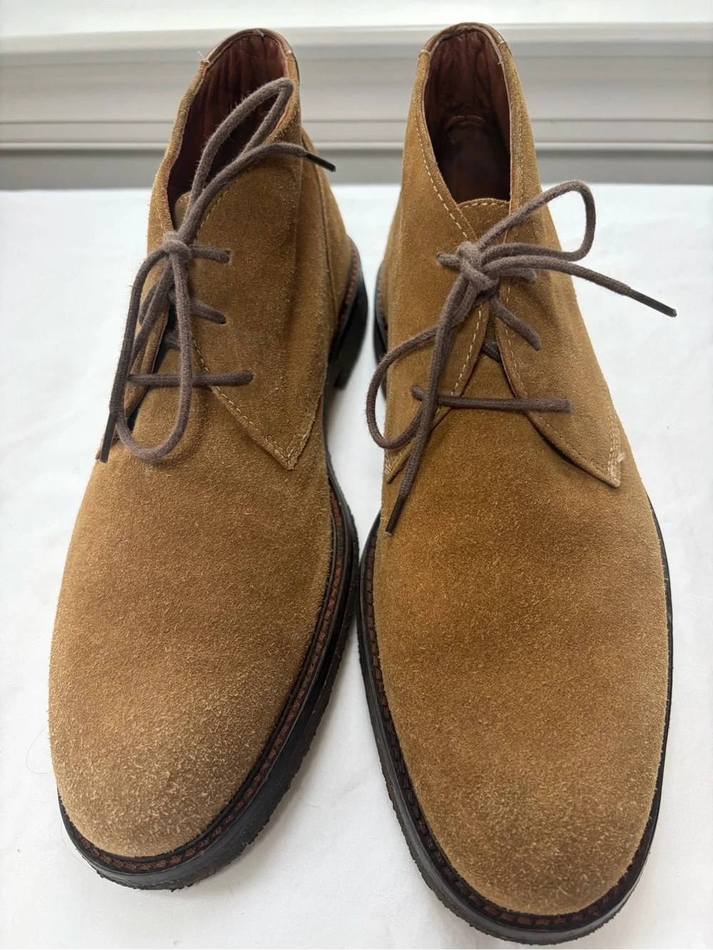 Johnston & Murphy Mens Brown Suede Copeland Chukka boot size 9M Preowned